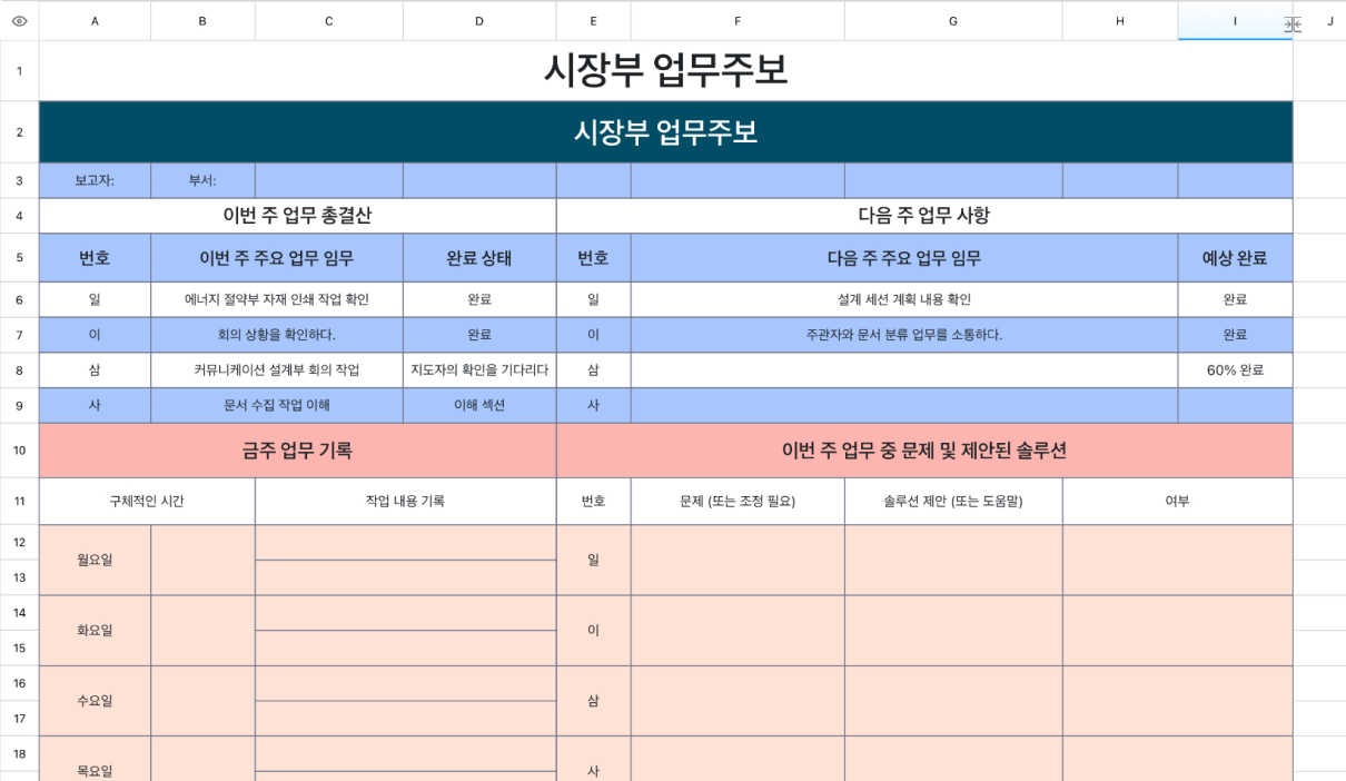 시장부 사업총화주보